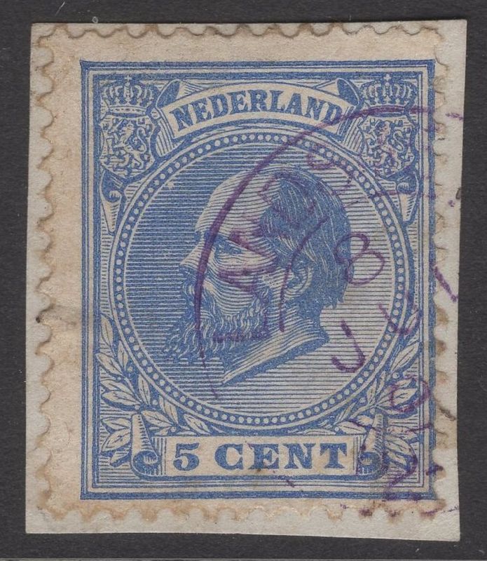 Landsmeer (in paars) op nvph 19