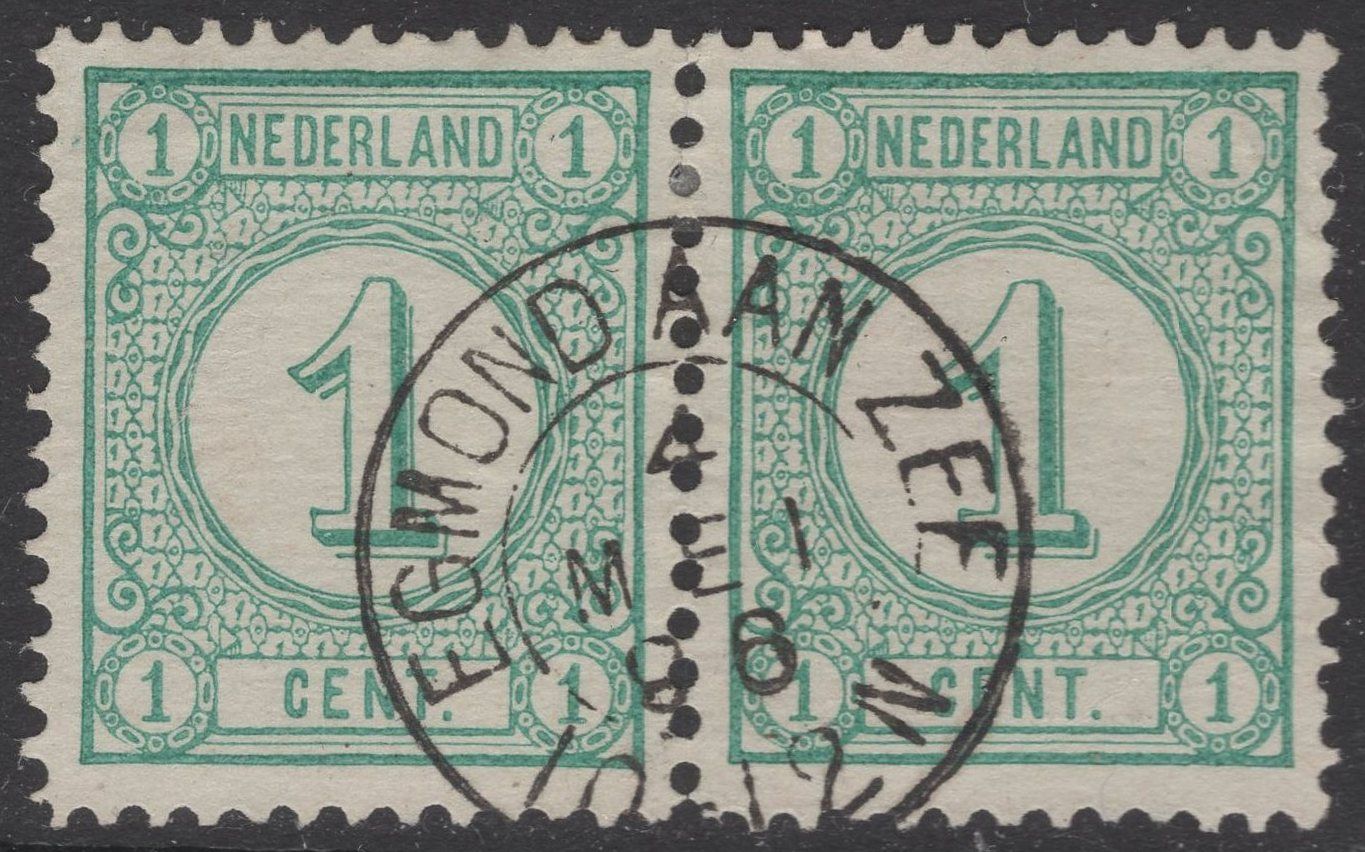 Egmond aan Zee op nvph 31a in paar