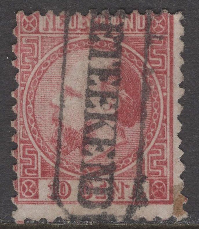 Aangeteekend in kastje op nvph 8 II A