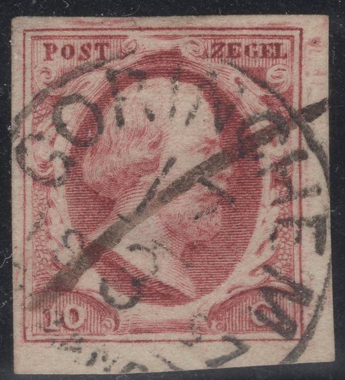 Gorinchem C op nvph 2 IV 33 + penvernietiging