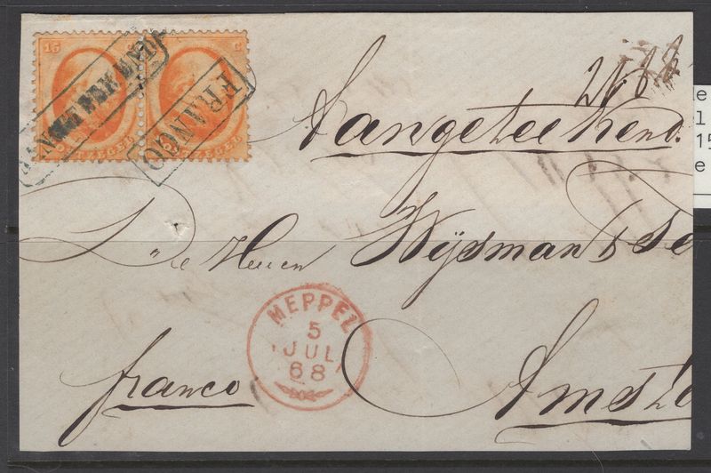 Nvp 6A in paar met Franco- en Aangeteekend -kastje