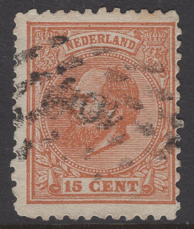 Nvph 23J met puntstempel 107
