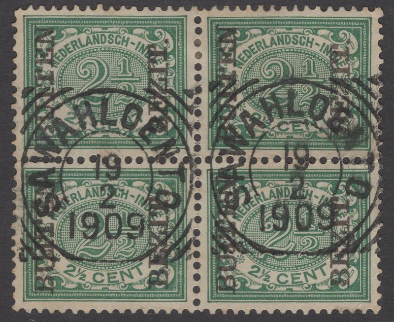 Sawahloento op nvph 85 in blok van 4