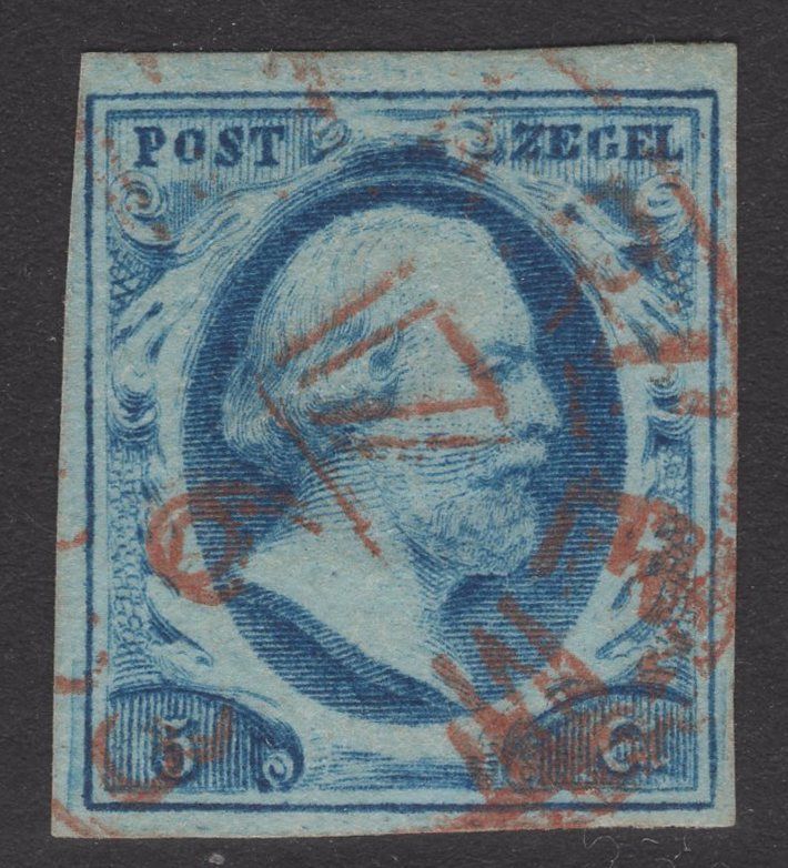 Haarlem in rood op nvph 1 III 65