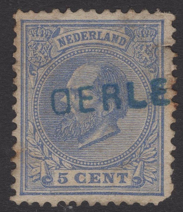 Oerle (blauw) op nvph 19