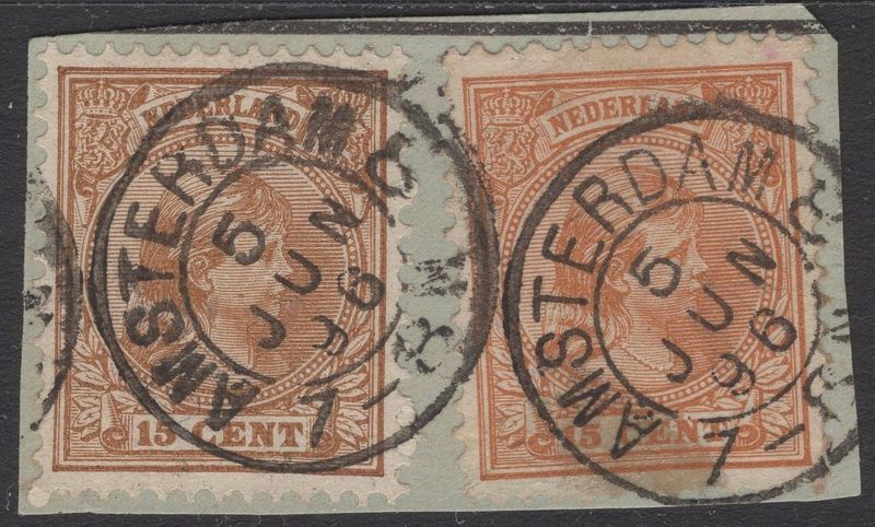 Amsterdam 8 op nvph 39 b en c