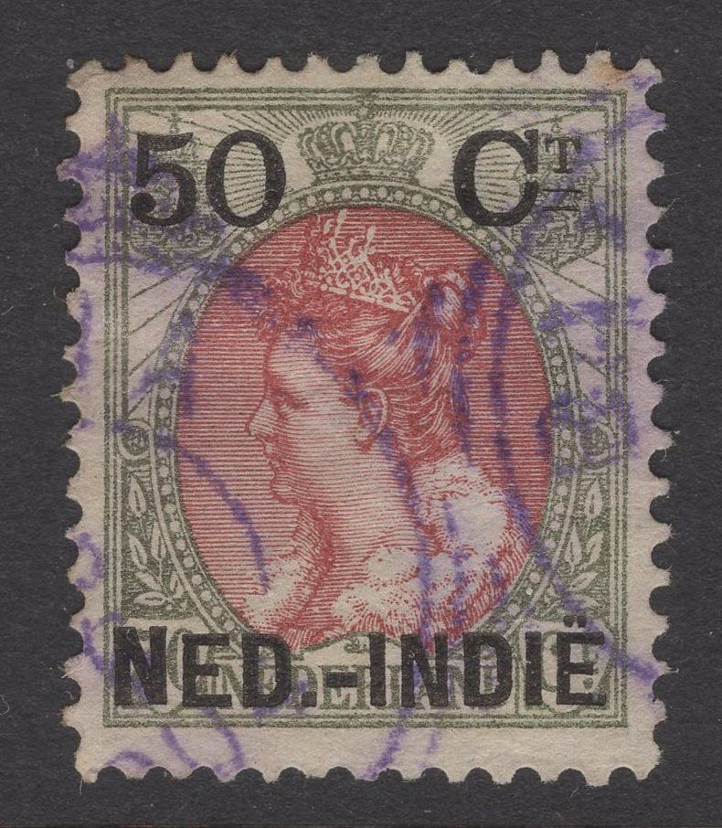 Banda in paars op nvph 36