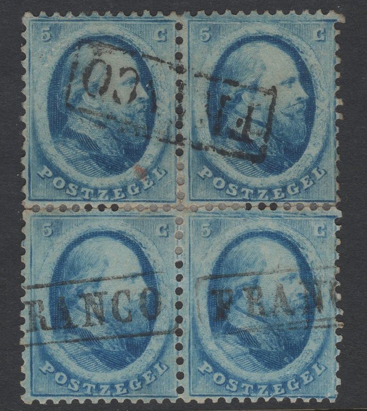 Nvph 4 A II in blok van 4