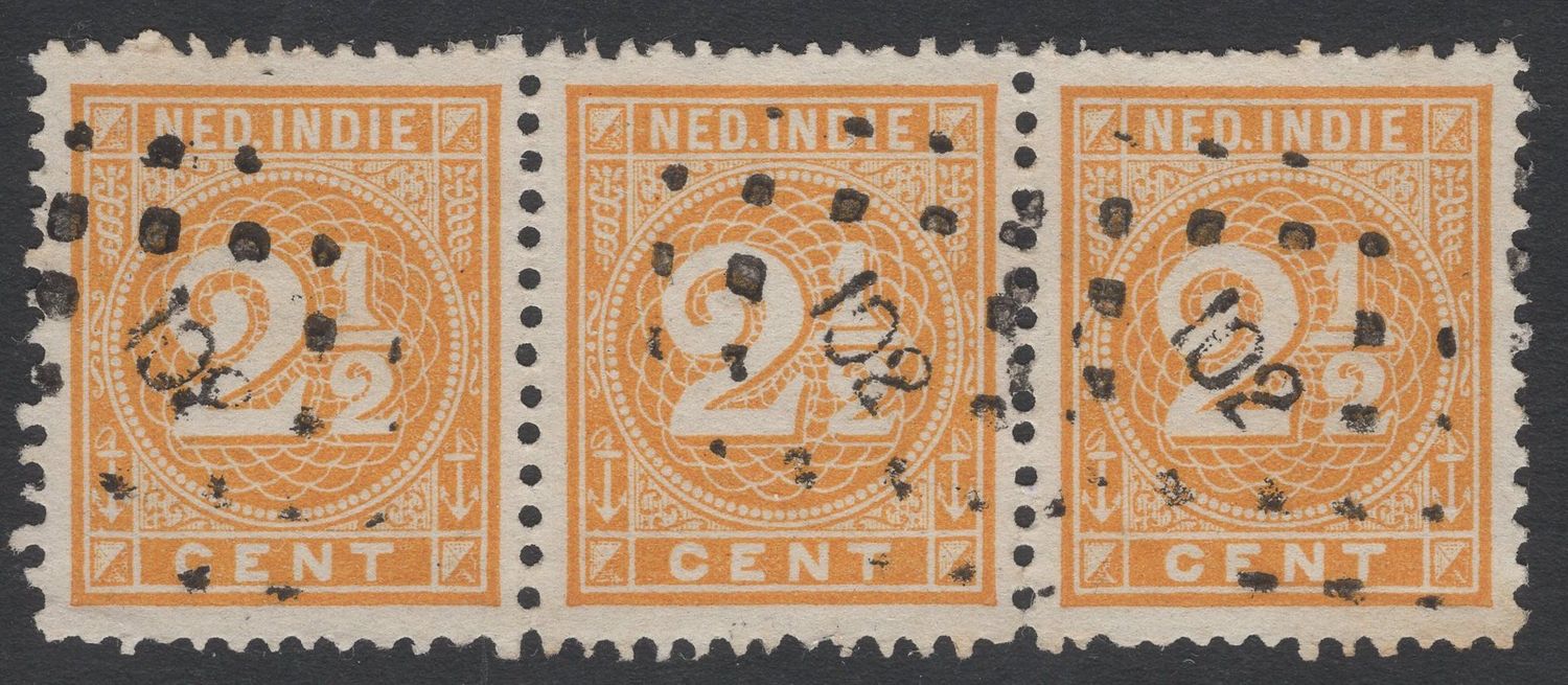 102 (Garoet) op nvph 19 in 3-strip