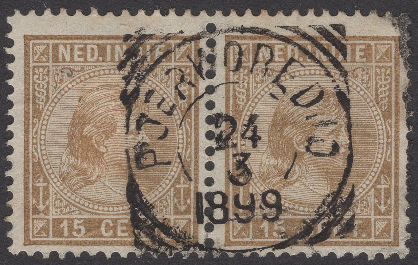 Poerworedjo op nvph 25 in paar