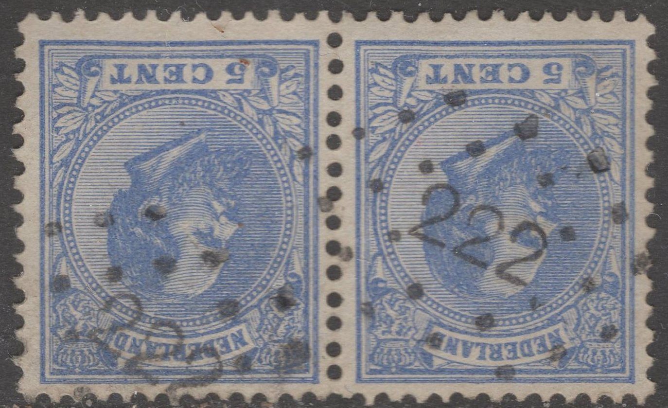 222 (Terschelling) op nvph 19 in paar