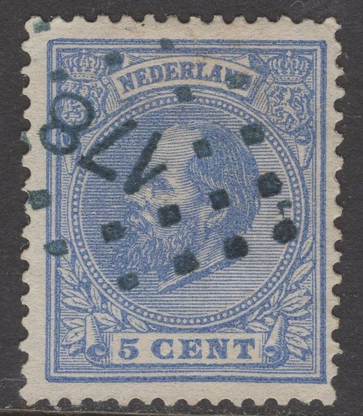 178 (Klundert) in groenblauw op nvph 19