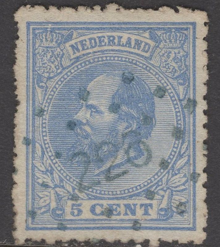 226 (Lekkerkerk) in groenblauw op nvph 19K