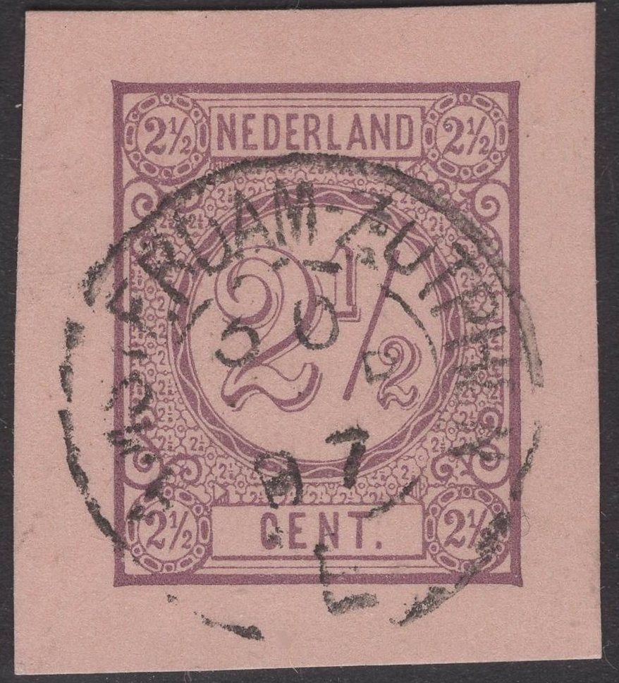 Amsterdam-Zutphen E (of L) op nvph 33pws