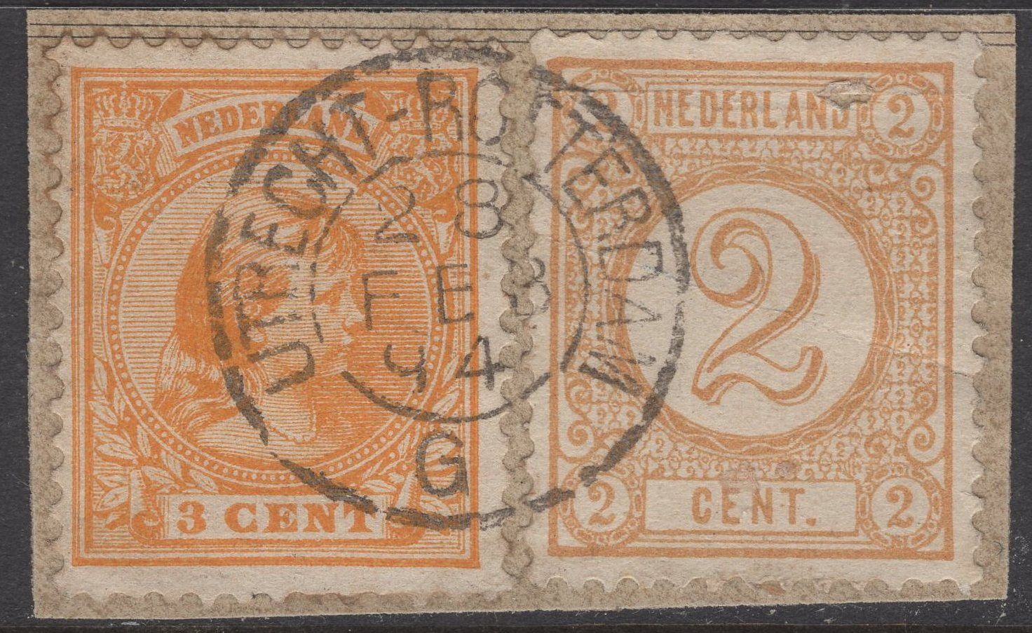 Utrecht-Rotterdam G op nvph 32+34