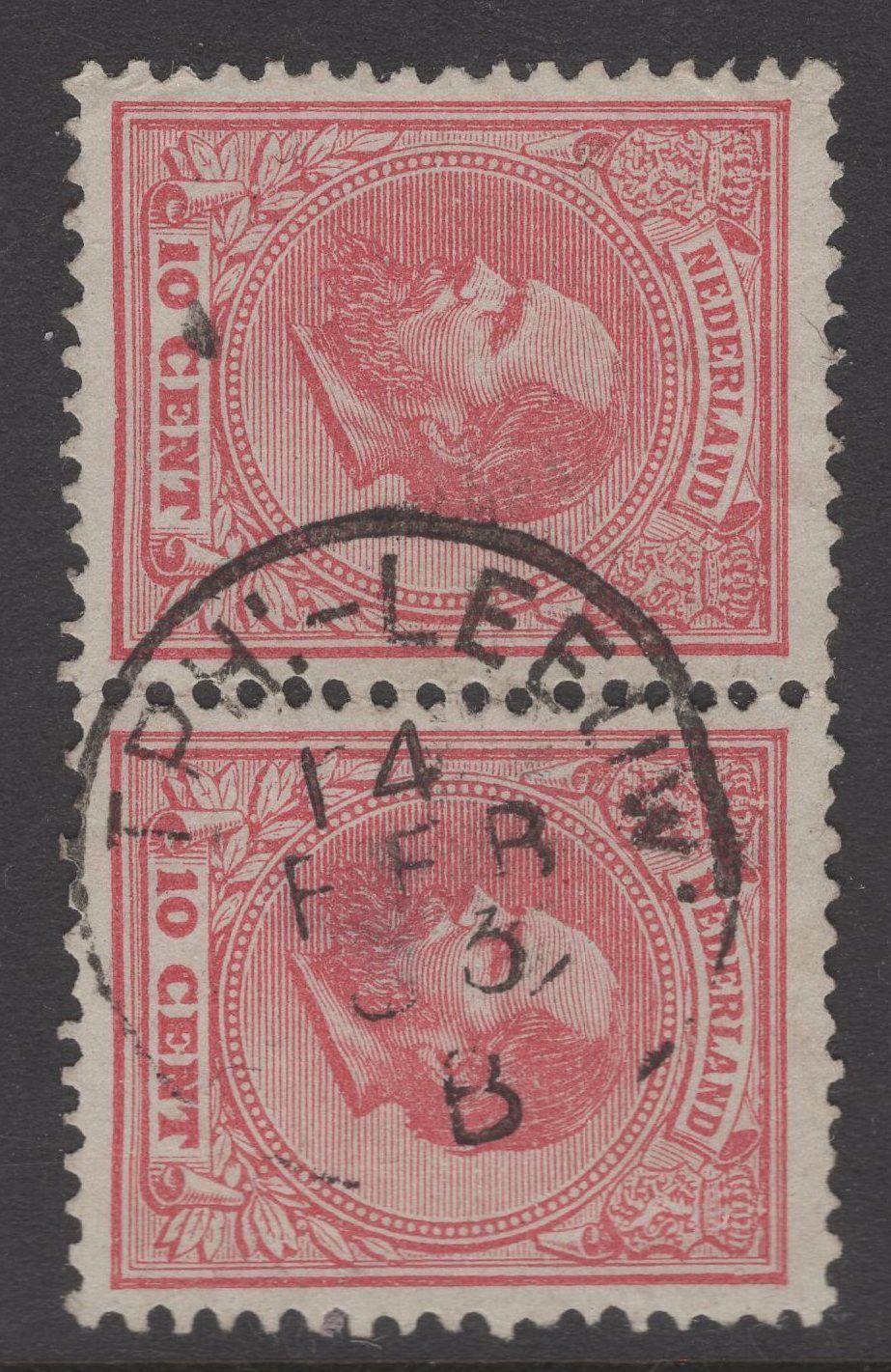 Zutph:-Leeuw: B op nvph 21 in paar