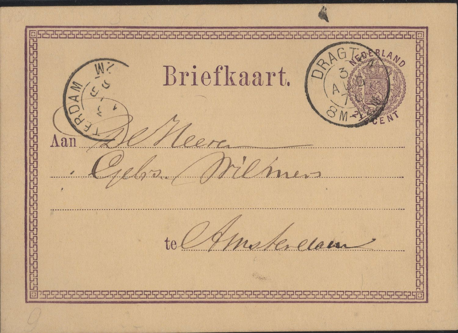 Dragten --> Amsterdam