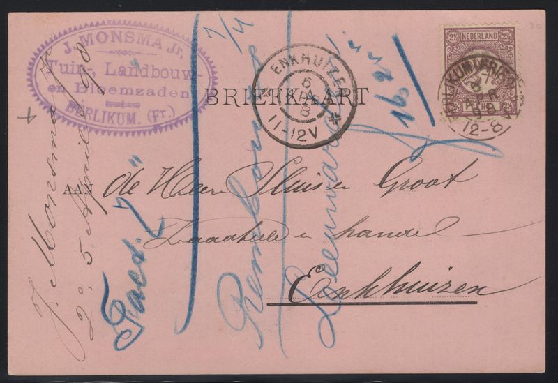 Berlikum (Friesl:) --> Enkhuizen