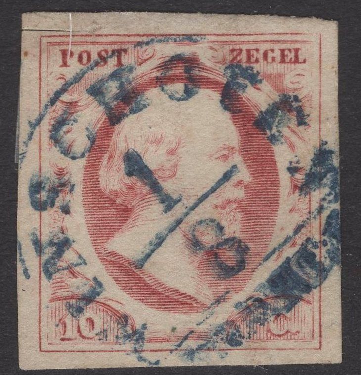 Winschoten A in blauw op nvph 2 I 73