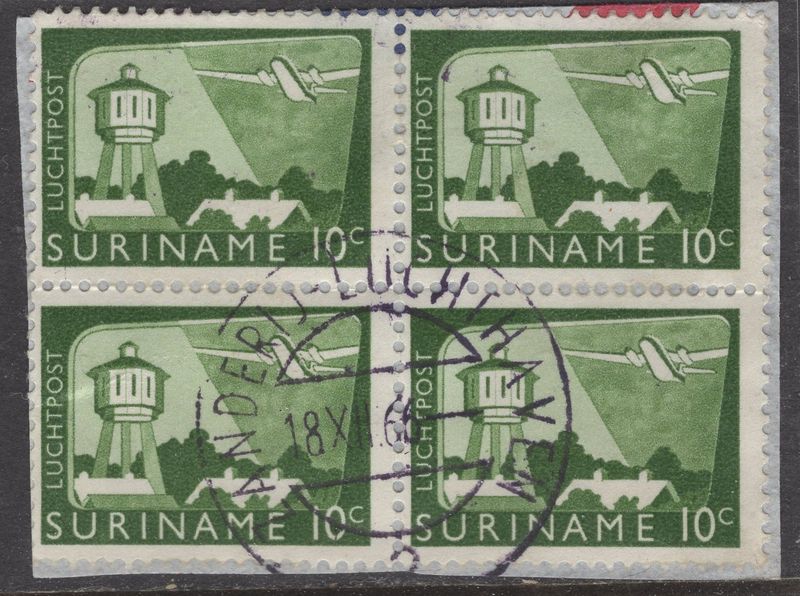 Numerovastempel Zanderij-Luchthaven 2 op LP35