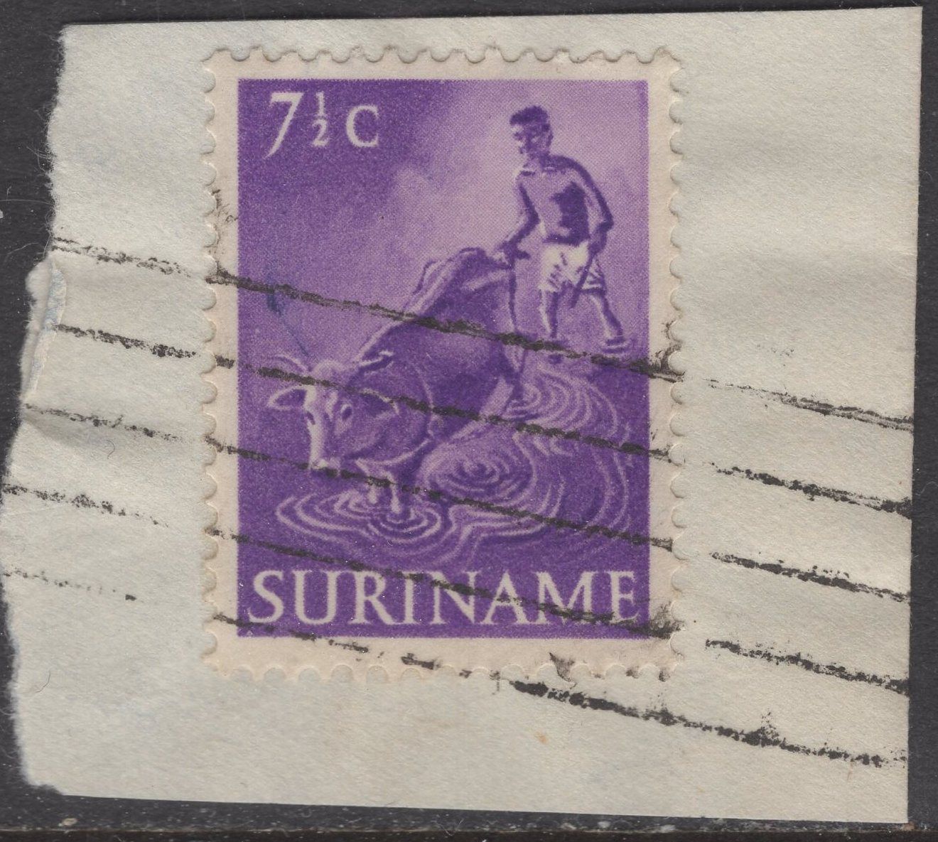 5 strepen stempel op nvph 301