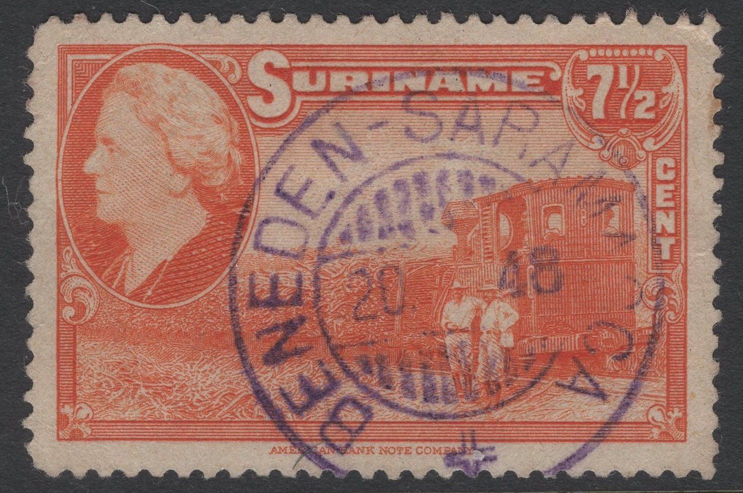 Beneden-Saramacca op nvph228