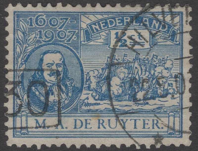 Hilversum + bestellerstempel op nvph 87