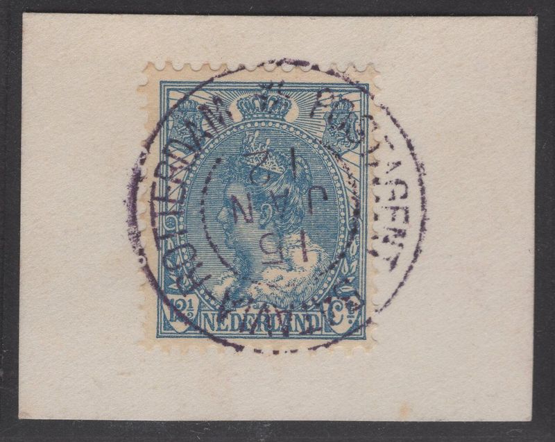 Postagent Batavia Rotterdam op nvph 63