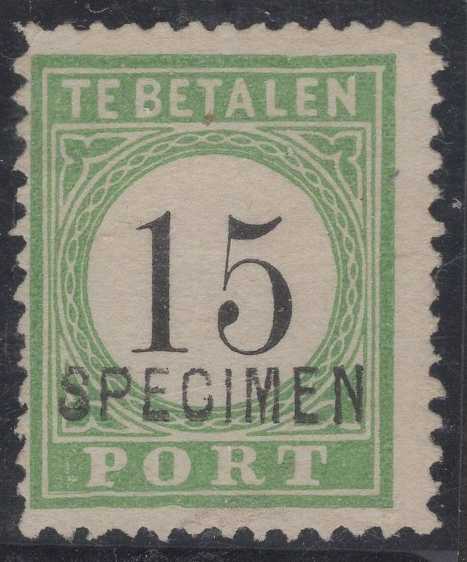 Curacao P5 met SPECIMEN op druk