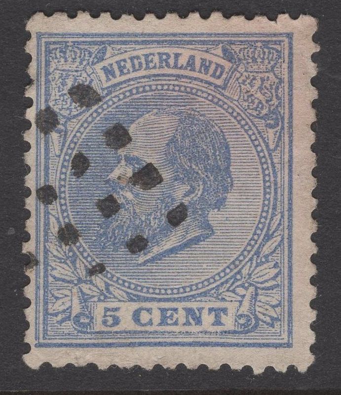 Blind puntstempel Herveld op nvph 19