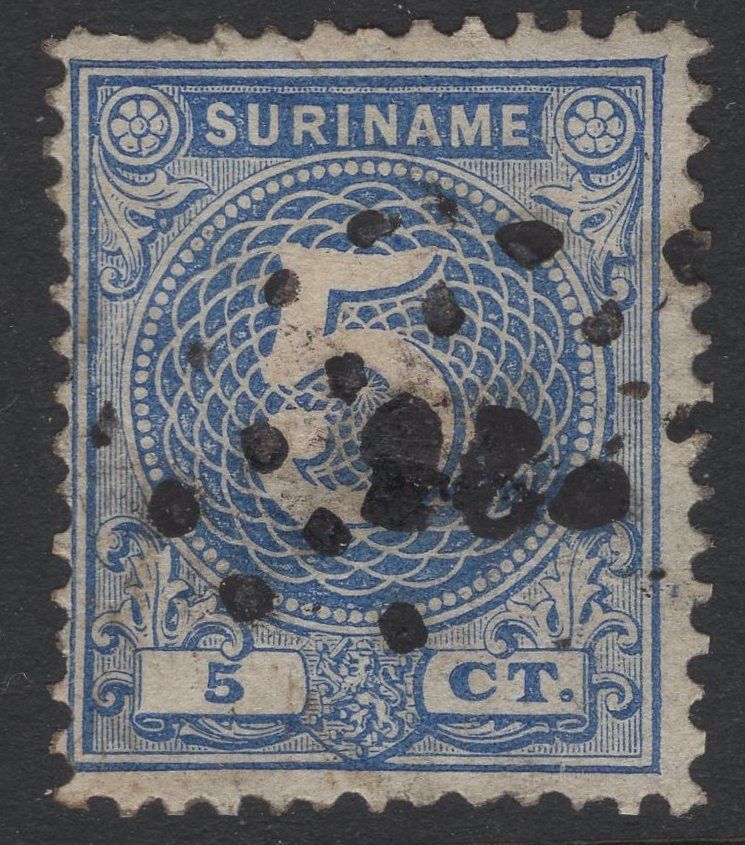 Nvph 20 met buitenlands puntstempel Nvph 20 met buitenlands puntstempel