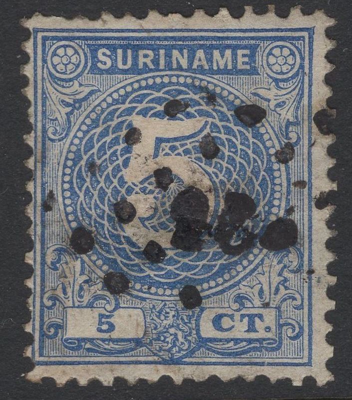 Nvph 20 met buitenlands puntstempel