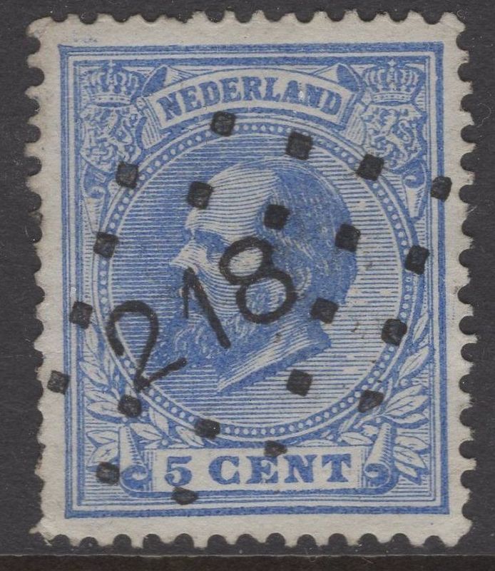218 (Valkenburg) op nvph 19G