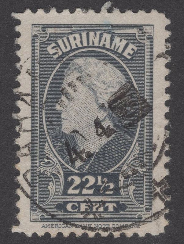 Paramaribo op nvph 232; blokje ipv jaartal