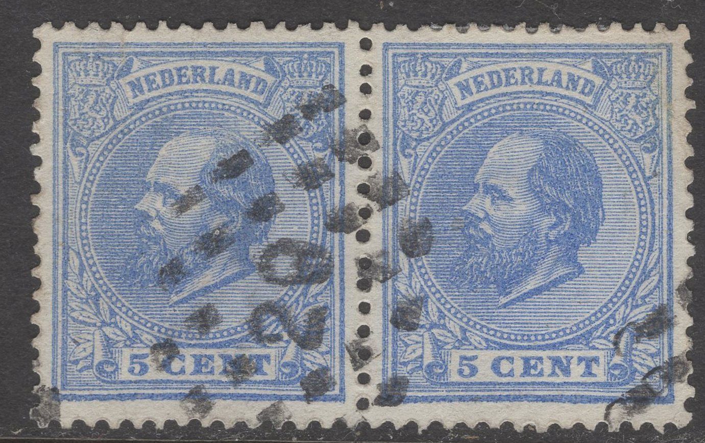 Nvph 19G in paar met pst 29