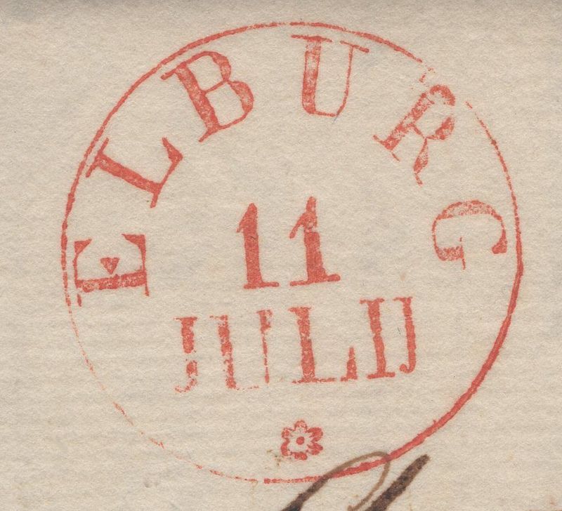 EO brief 1832 ELBURG 11 JULIJ naar Nijkerk