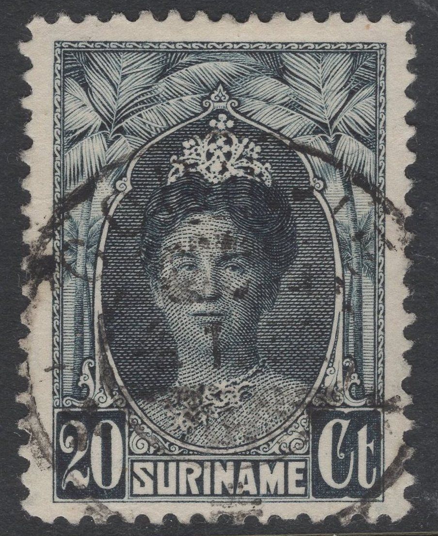 Coronie (in zwart) op nvph 121