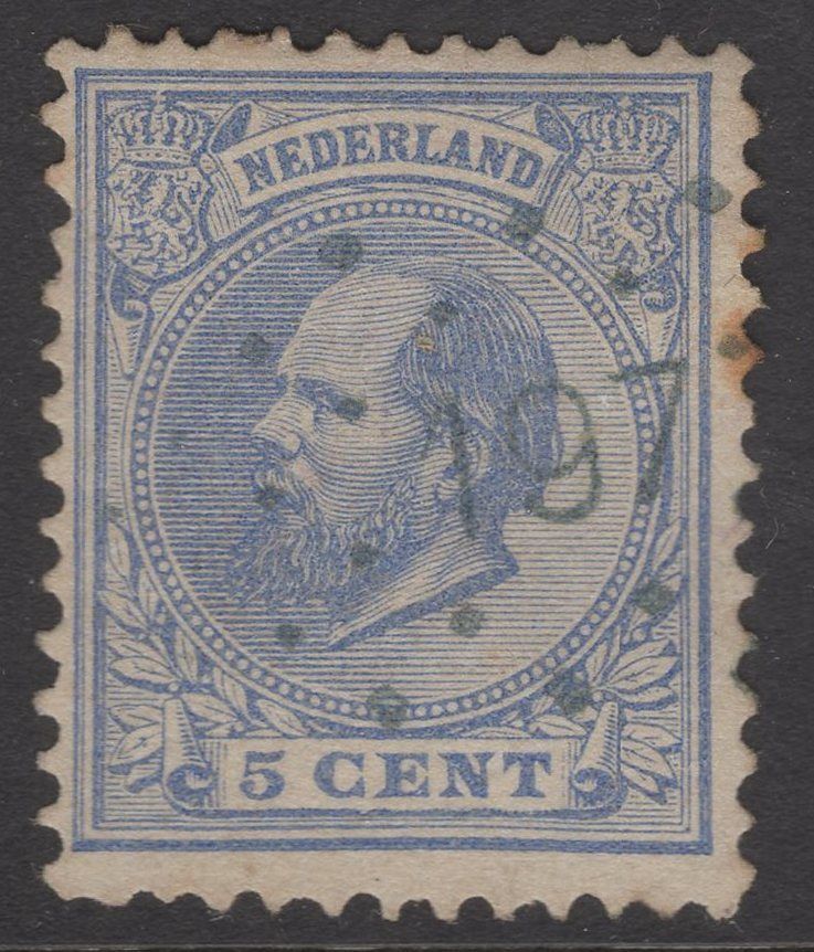 197 (Dongen) in blauwzwart op nvph 19