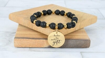 Natural Lava Another Day Bracelet