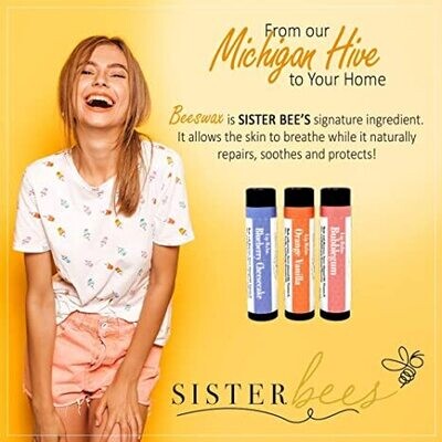 Sister Bees 100% Natural Beeswax Lip Balm
