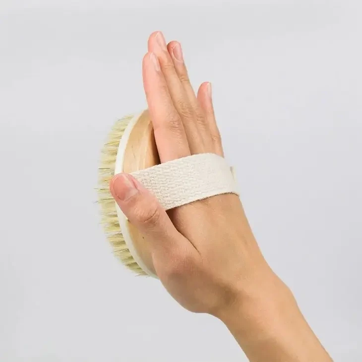 Dry Brush &amp; Massager with Rubber Nodes