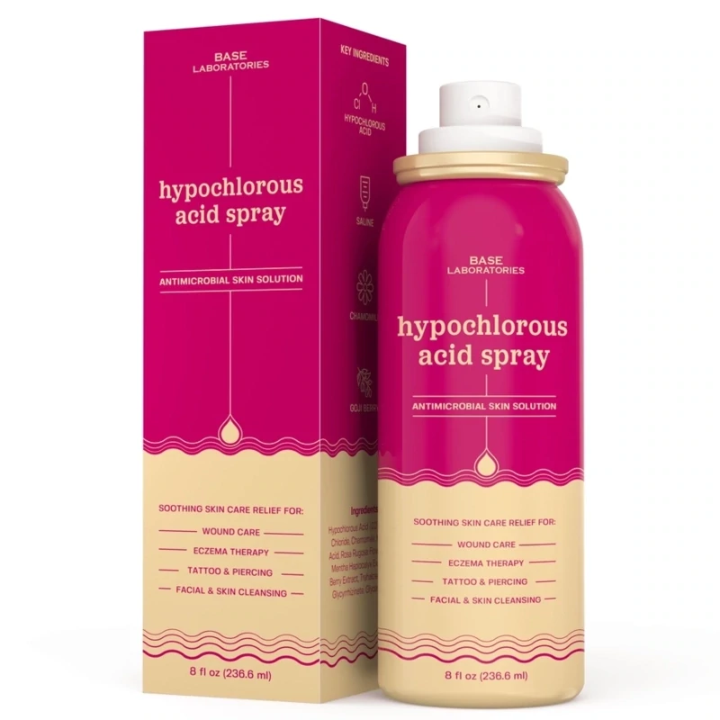 Hypochlorous Acid Skin Repair Spray - Saline Wound Wash 8oz
