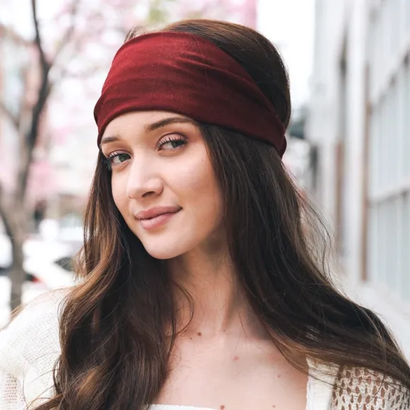 Soft Batiste Elastic Wide Headband
