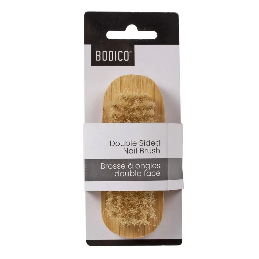 Double-Sided Wood Nail Brush