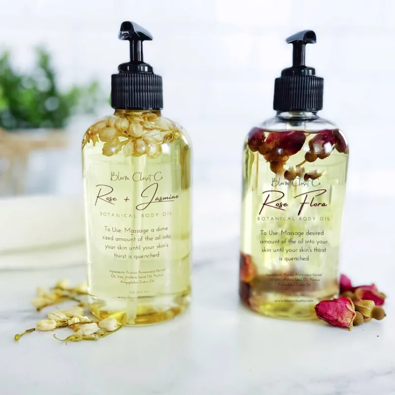 Rose Flora or Rose and Jasmine Botanical Body Oil