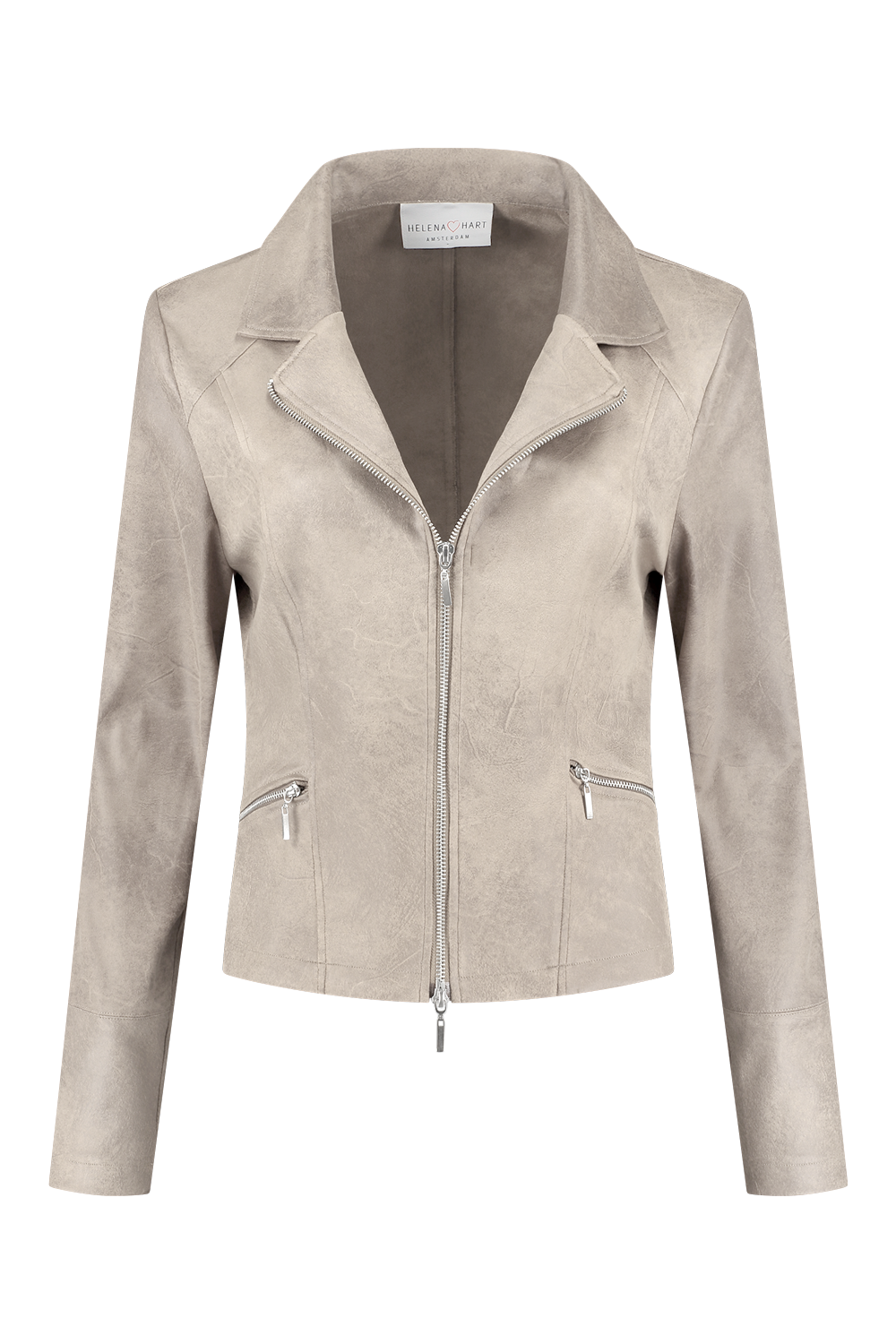 Blazer Zipper Biker Sand 7288