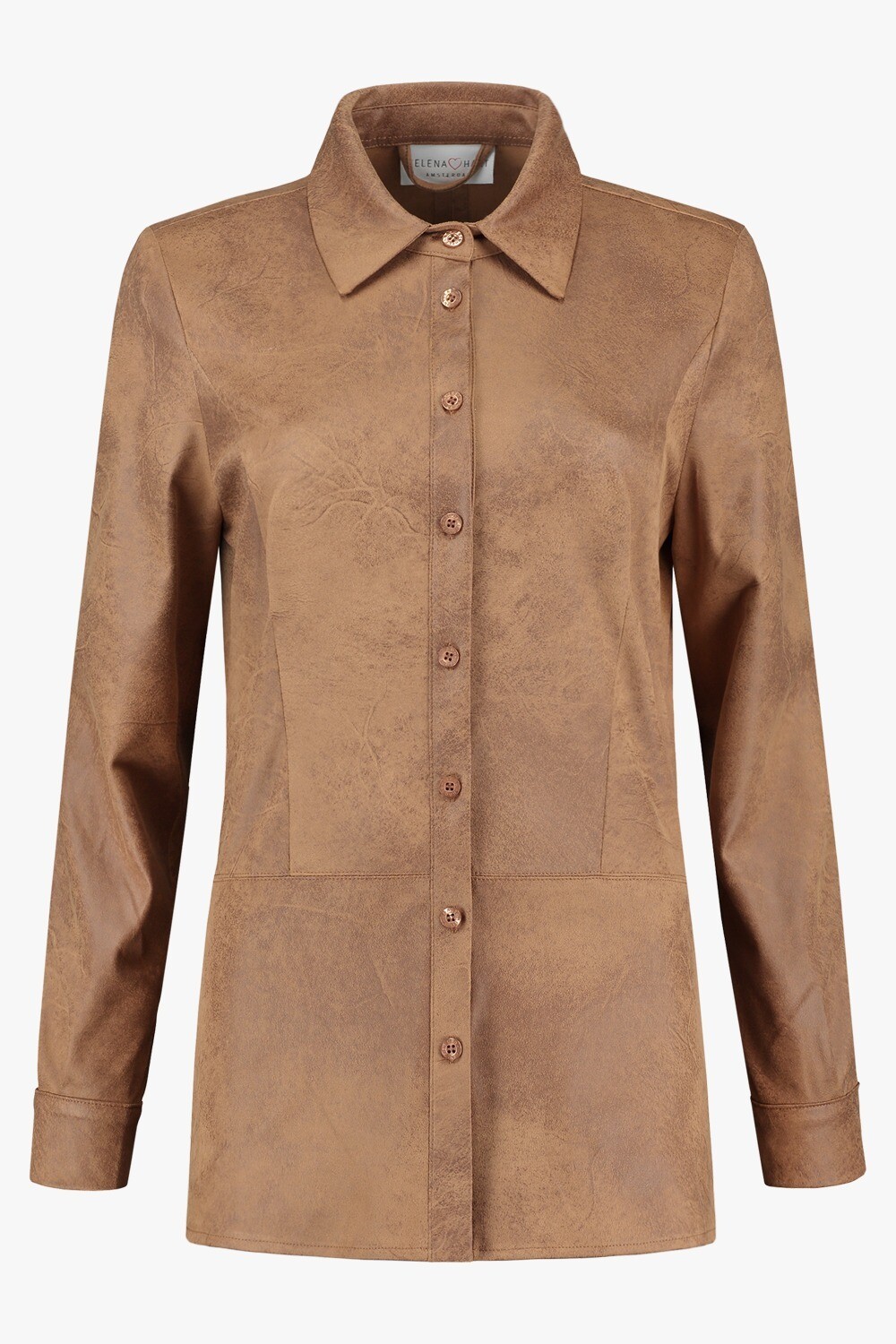 Blouse Biker Camel