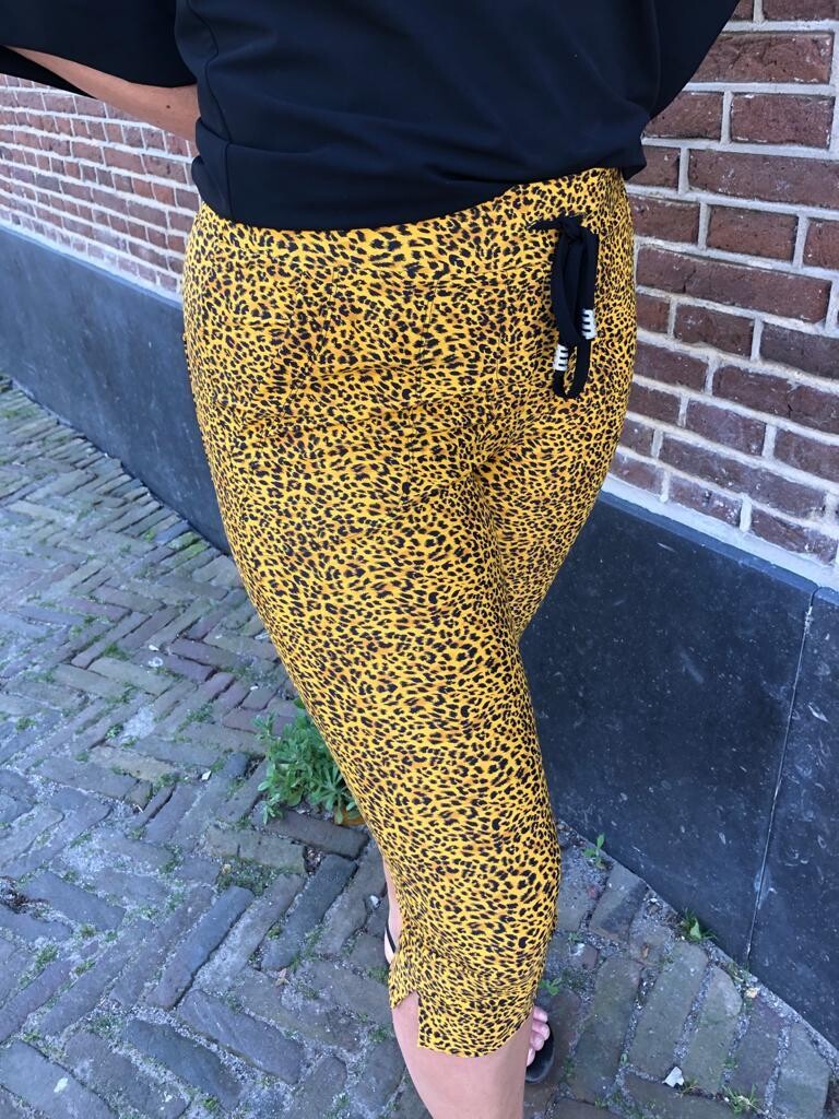 Broek Corsa 3/4 Veder Oker geel 7001
