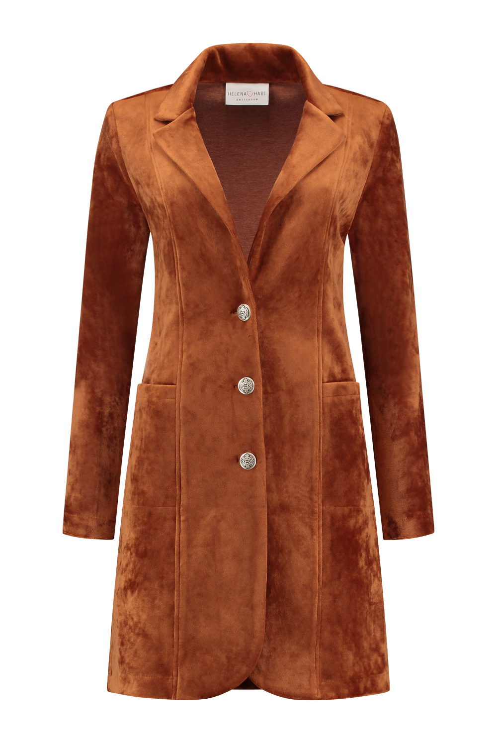 Blazer Velvet Lang Brandy 7323