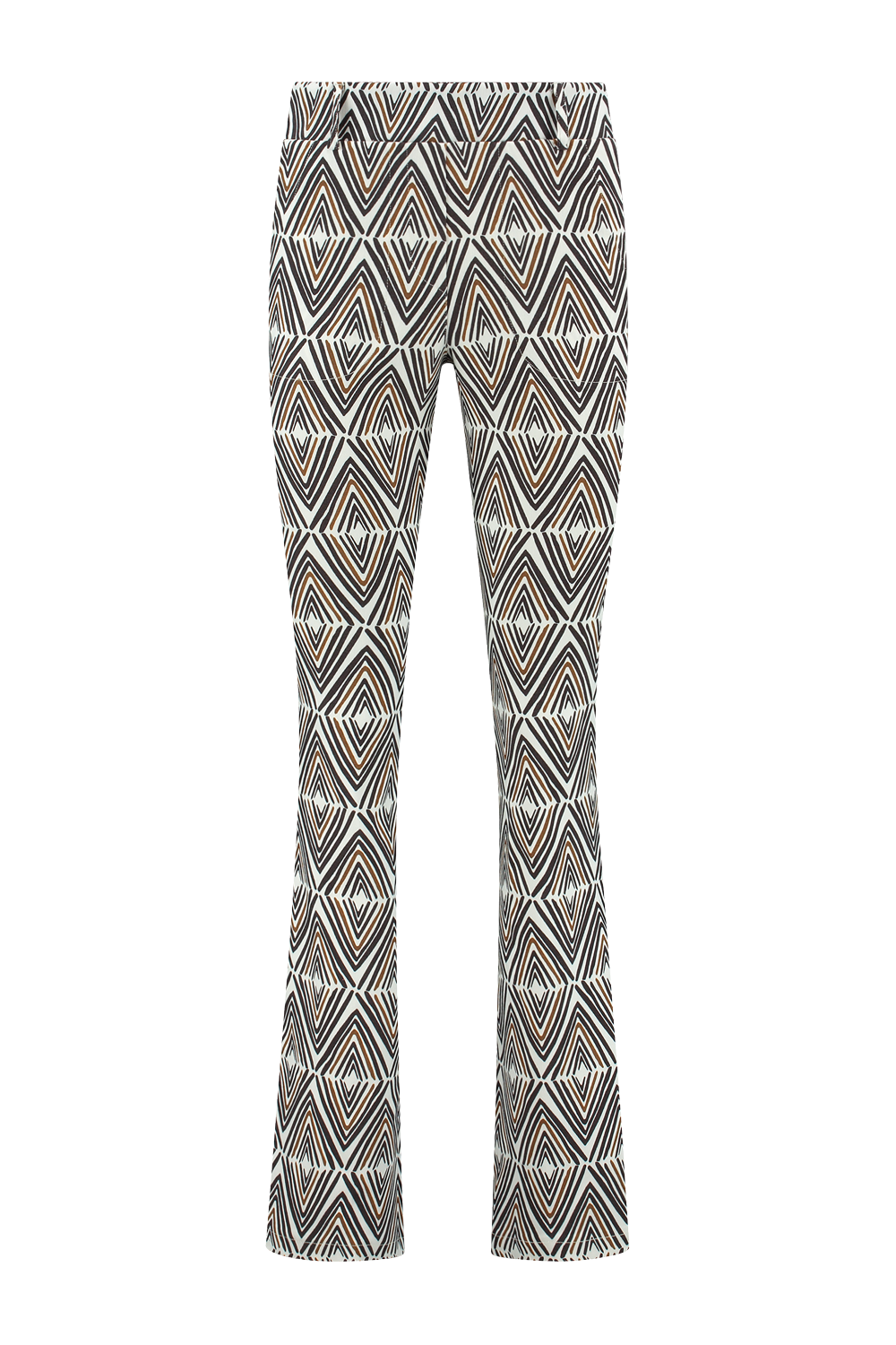 Broek Flair print Tribel Ecru 7308